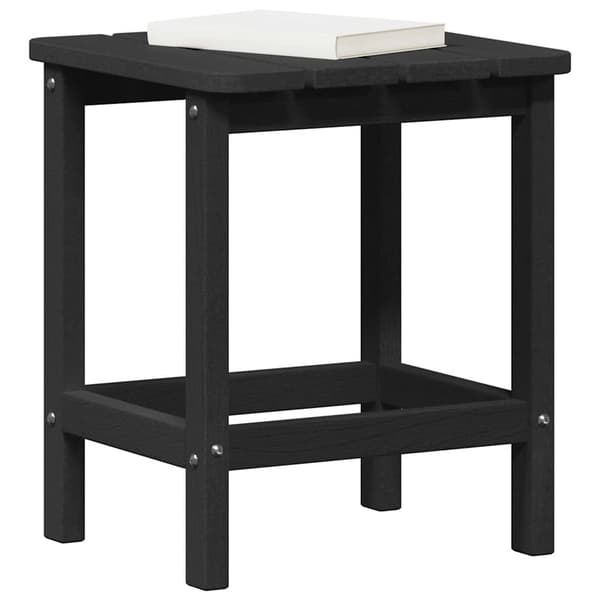 vidaXL Sidebord Sort 38 x 38 x 46 cm Polyethylen