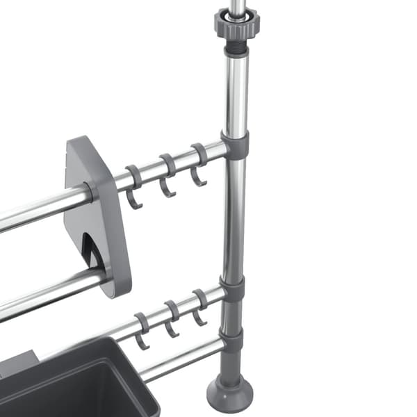 vidaXL justerbart køkkenstativ aluminium