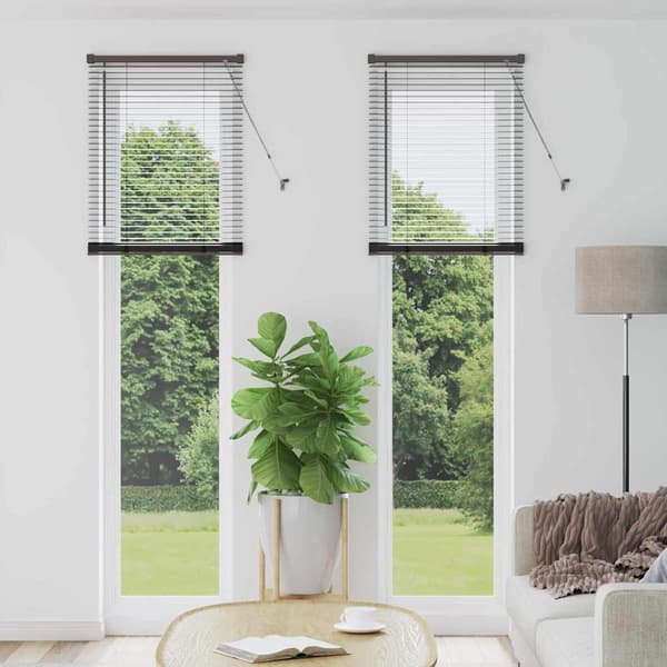 vidaXL Persienner Sort 220 x 60 cm Aluminium