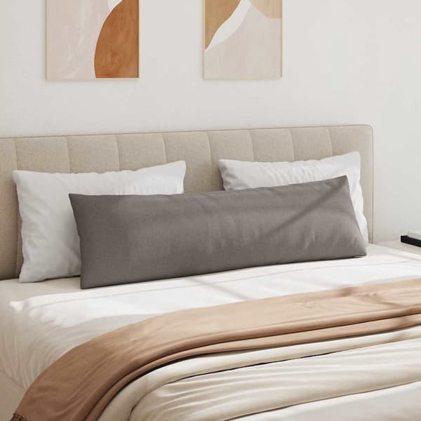 vidaXL Sofapuder 2 pcs Gråbrun 145 x 40 cm Stof