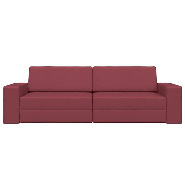 vidaXL Sovesofa 200cm Vinrød Stof