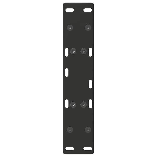 vidaXL sofabordsben A-formet 2 stk. sort 30x(30-31) cm stål