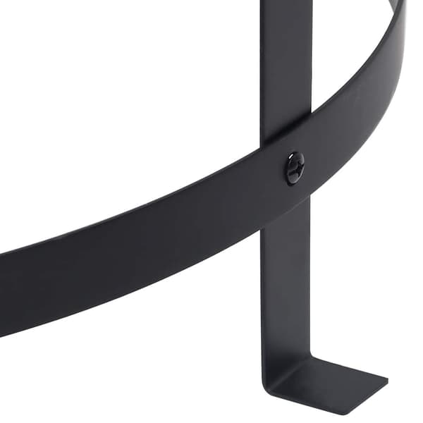 vidaXL bålfad med grill rustfrit stål 76 cm