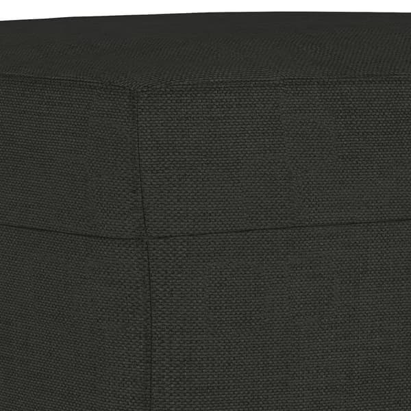 vidaXL sofasæt 4 dele stof sort