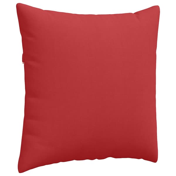 vidaXL Sofapuder 2 pcs Rød 60 x 60 cm Stof