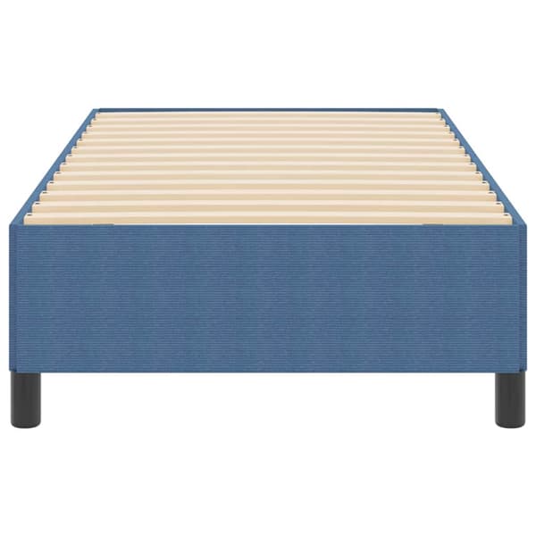 vidaXL Box spring seng Blå 80 x 200 cm Velourstof