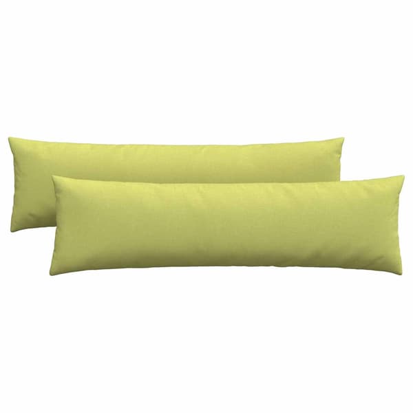 vidaXL Sofapuder 2 pcs Lys grøn 145 x 40 cm Stof