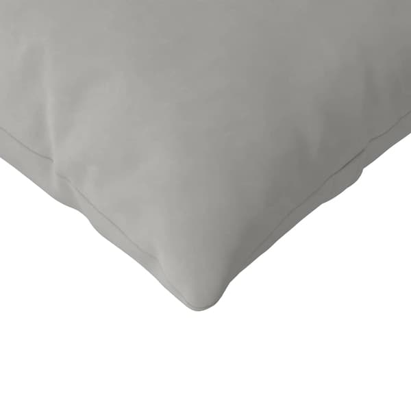vidaXL Sofapuder 2 pcs Lysegrå 200 x 40 cm Stof