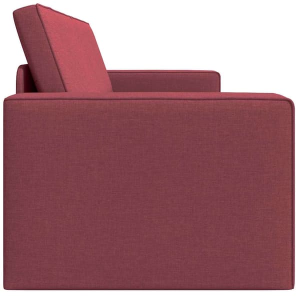 vidaXL Sovesofa 200cm Vinrød Stof