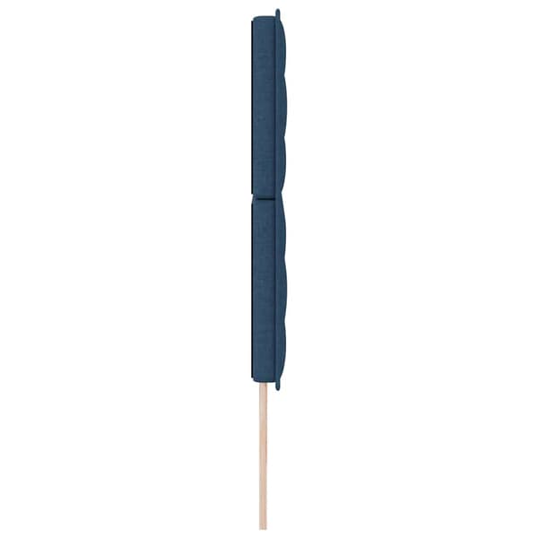 vidaXL Hovedgærde Blå 180 cm Stof