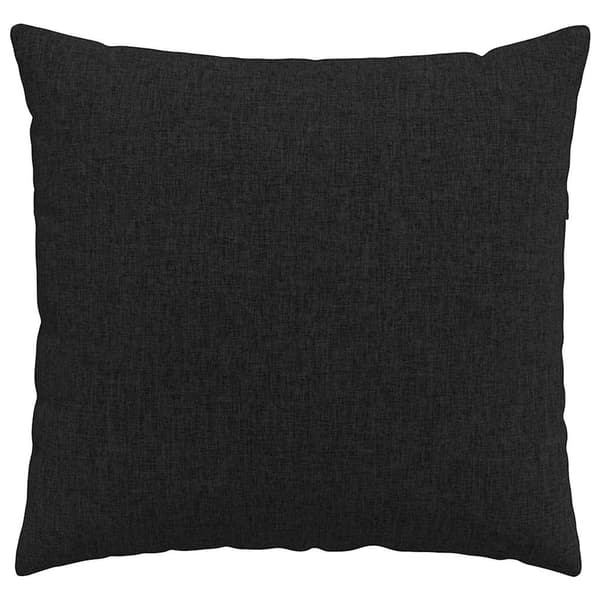 vidaXL Sofapuder 2 pcs Sort 50 x 50 cm Stof