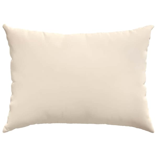 vidaXL Sofapuder 2 pcs Beige 70 x 50 cm Stof