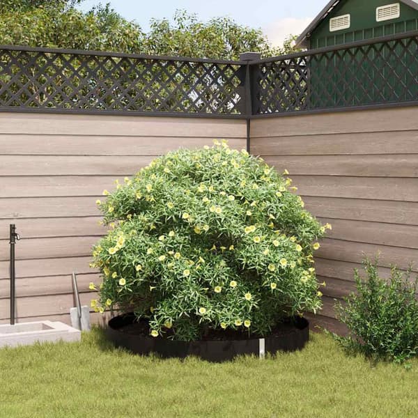 vidaXL Rodspærre Sort 1 x 5 m Polyethylen