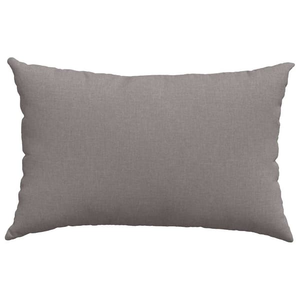 vidaXL Sofapuder 2 pcs Gråbrun 60 x 40 cm Stof