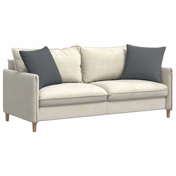 vidaXL Sofapuder 2 pcs Mørkegrå 50 x 50 cm Stof