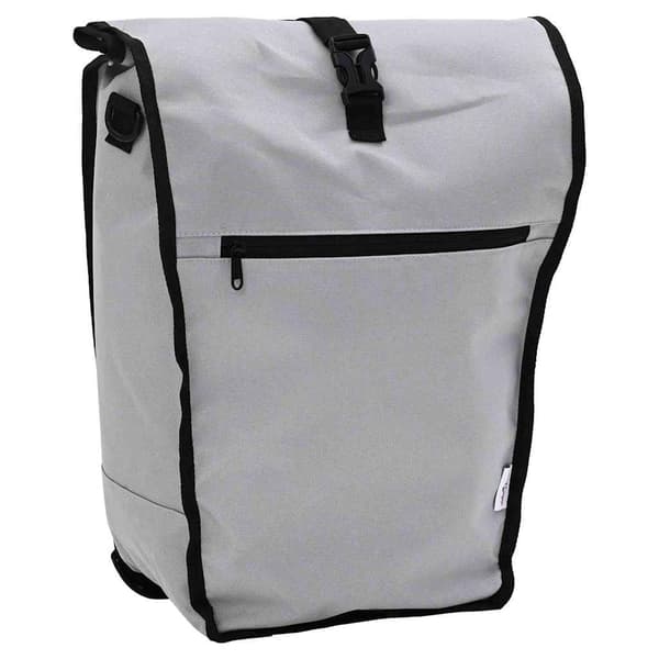 vidaXL Cykeltaske Grå 34 x 16 x 59 cm Polyester