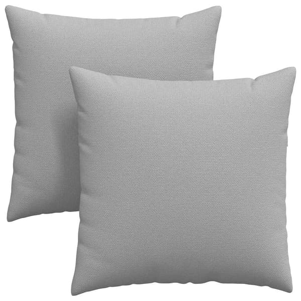 vidaXL Sofapuder 2 pcs Skygrå 60 x 60 cm Stof