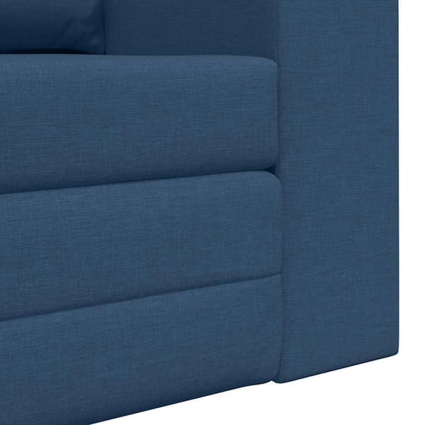 vidaXL Sovesofa 60cm Blå Stof