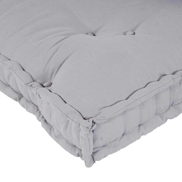 vidaXL Modulært patchwork sofa 2 pcs Grå 120 x 80 x 38 cm Stof