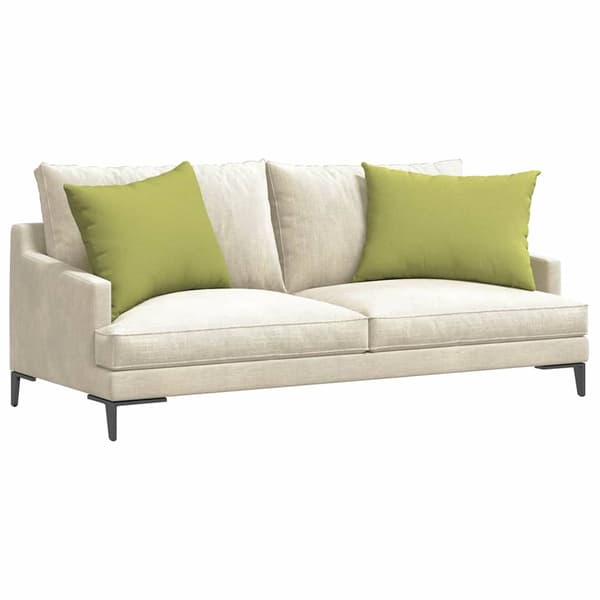 vidaXL Sofapuder 2 pcs Lys grøn 70 x 50 cm Stof