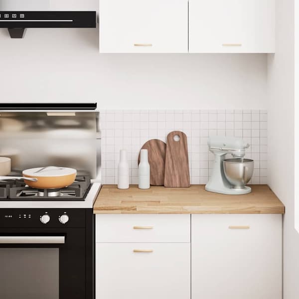 vidaXL køkkenbordplade 100x63,5x4 cm massivt egetræ rektangulær