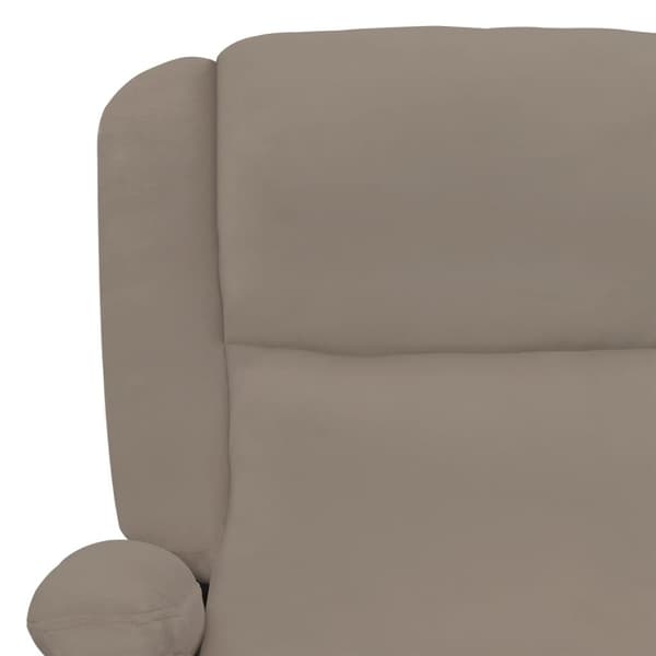 vidaXL lænestol velour lysegrå