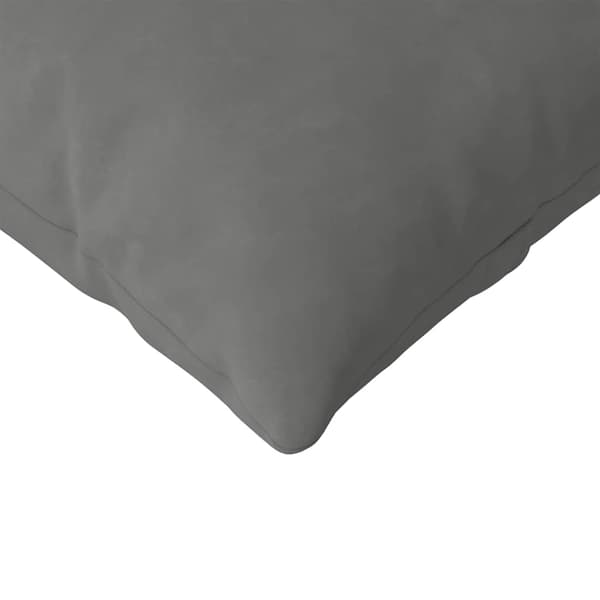 vidaXL Sofapuder 2 pcs Mørkegrå 145 x 40 cm Stof