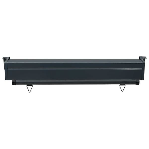 vidaXL sidemarkise til altan 105x250 cm sort