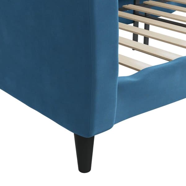 vidaXL daybed 100x200 cm velour blå