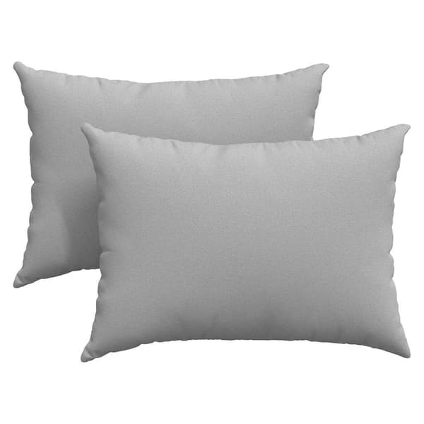 vidaXL Sofapuder 2 pcs Skygrå 70 x 50 cm Stof