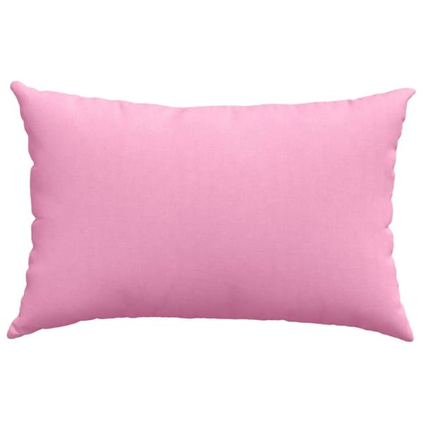 vidaXL Sofapuder 2 pcs Lyserød 60 x 40 cm Stof