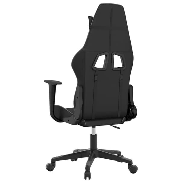 vidaXL gamingstol kunstlæder sort og grå