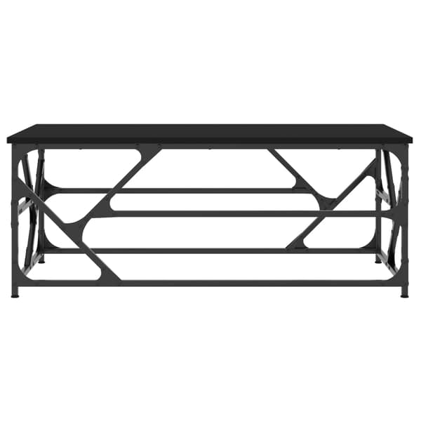 vidaXL sofabord 100x50x40 cm konstrueret træ sort