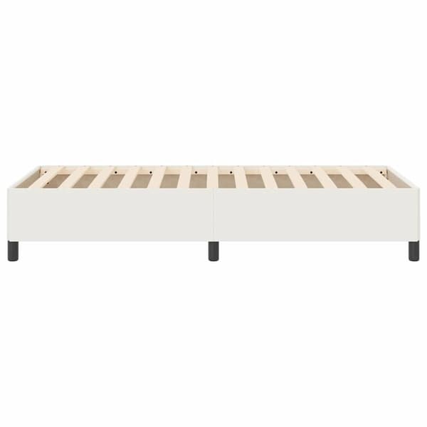vidaXL Box spring seng Creme 90 x 190 cm Velourstof