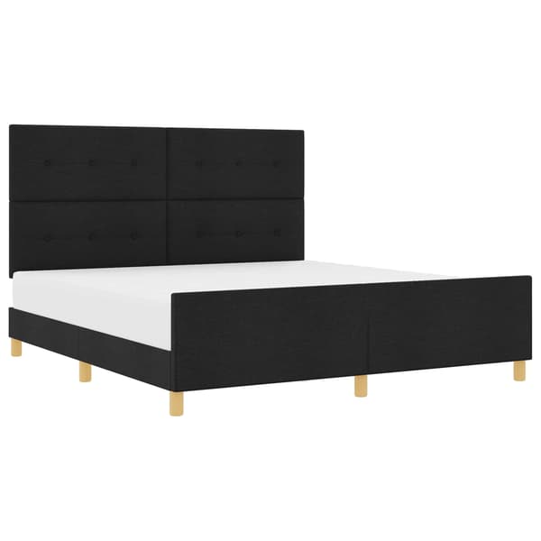 vidaXL Sengesort 180x200 cm Stof