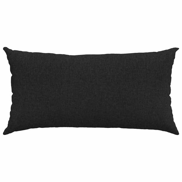 vidaXL Sofapuder 2 pcs Sort 80 x 40 cm Stof
