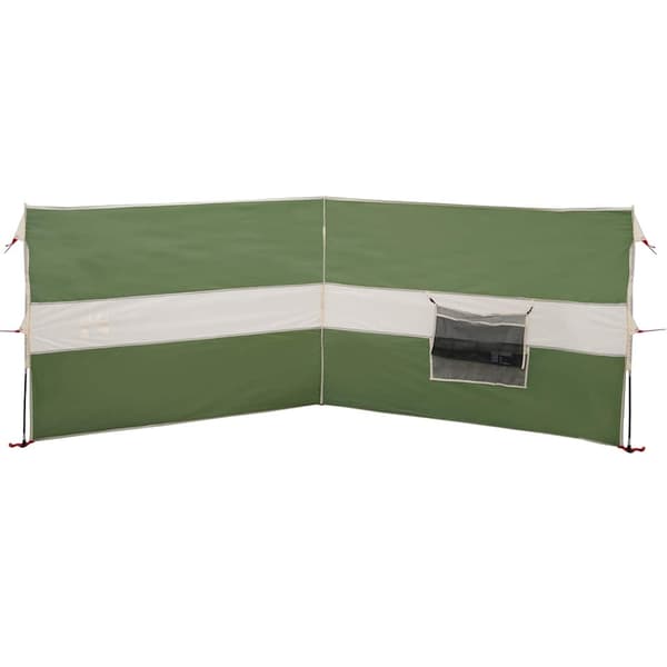 vidaXL Camping Windbreak Green 344x120 cm Vedenpitävä