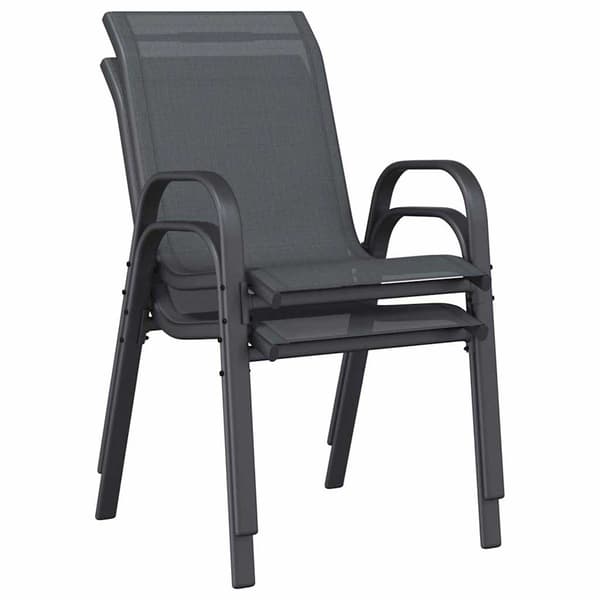 vidaXL Puutarhan Bistro Set 3 pcs Harmaa Teräs