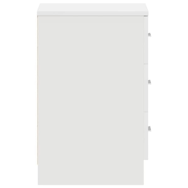 vidaXL sengeskab 38 x 35 x 56 cm spånplade hvid