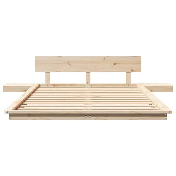 vidaXL Sängyn runko Ruskea 4FT6 Double Puu