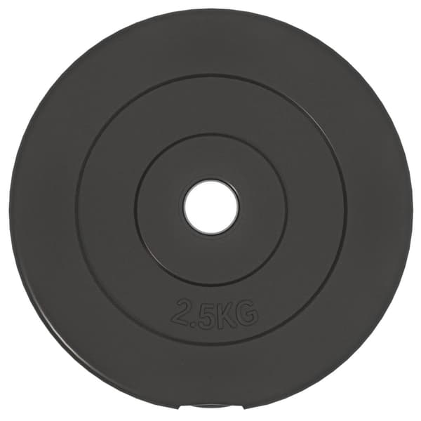 vidaXL vægtskiver 6 stk. 30 kg cement