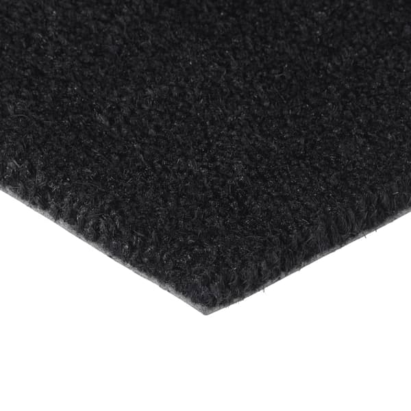 vidaXL dørmåtte 65x100 cm tuftet coir sort