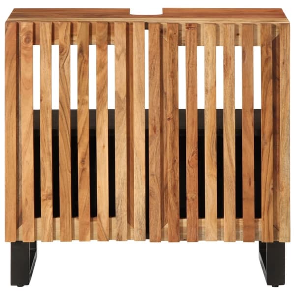vidaXL underskab til håndvask 62x34x58 cm massivt akacietræ