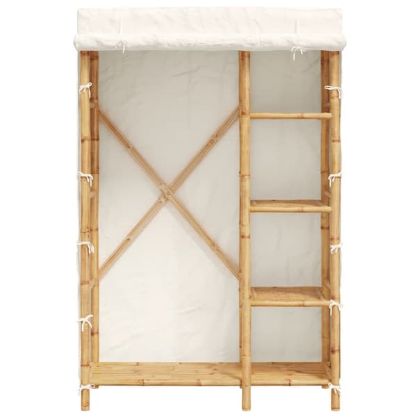vidaXL Vaatekaappi 110x45x170 cm bambu