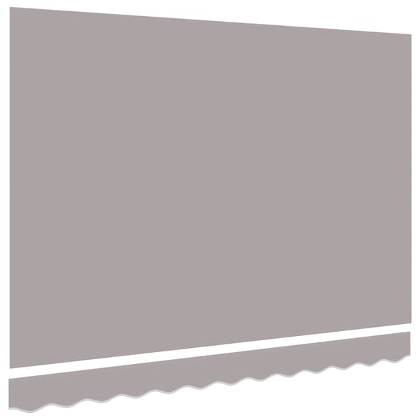 vidaXL Reservedug til markise Lysegrå 330 x 245 cm Polyester
