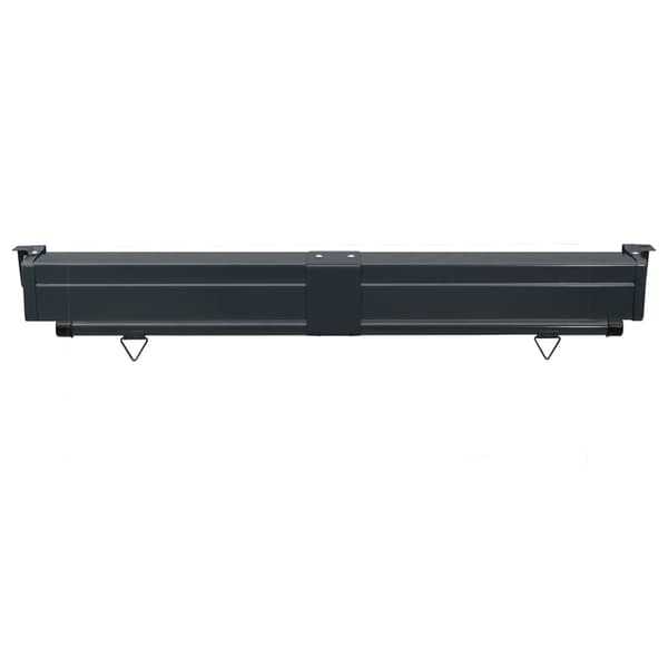 vidaXL sidemarkise til altan 140x250 cm sort
