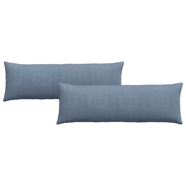vidaXL Sofapuder 2 pcs Blå 120 x 40 cm Velourstof