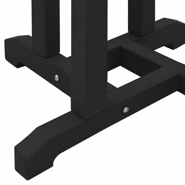 vidaXL Have bar sæt 3 pcs Sort HDPE