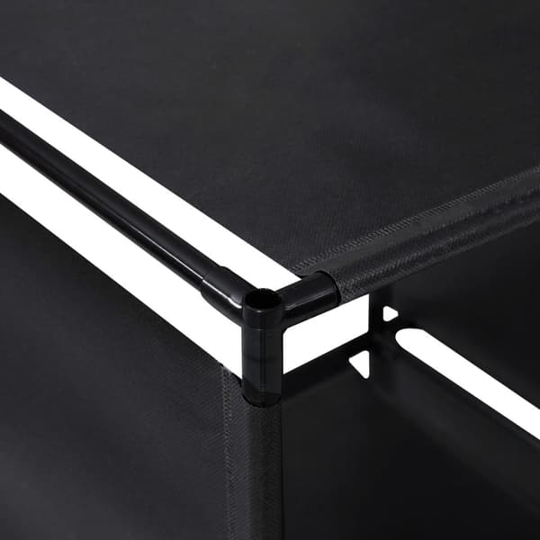 vidaXL Display reol trappeformet 130x45x170 cm stof