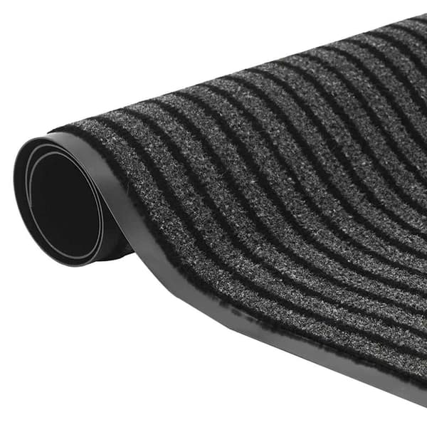 vidaXL Dørmåtte Sort 80 x 120 cm Polypropylen